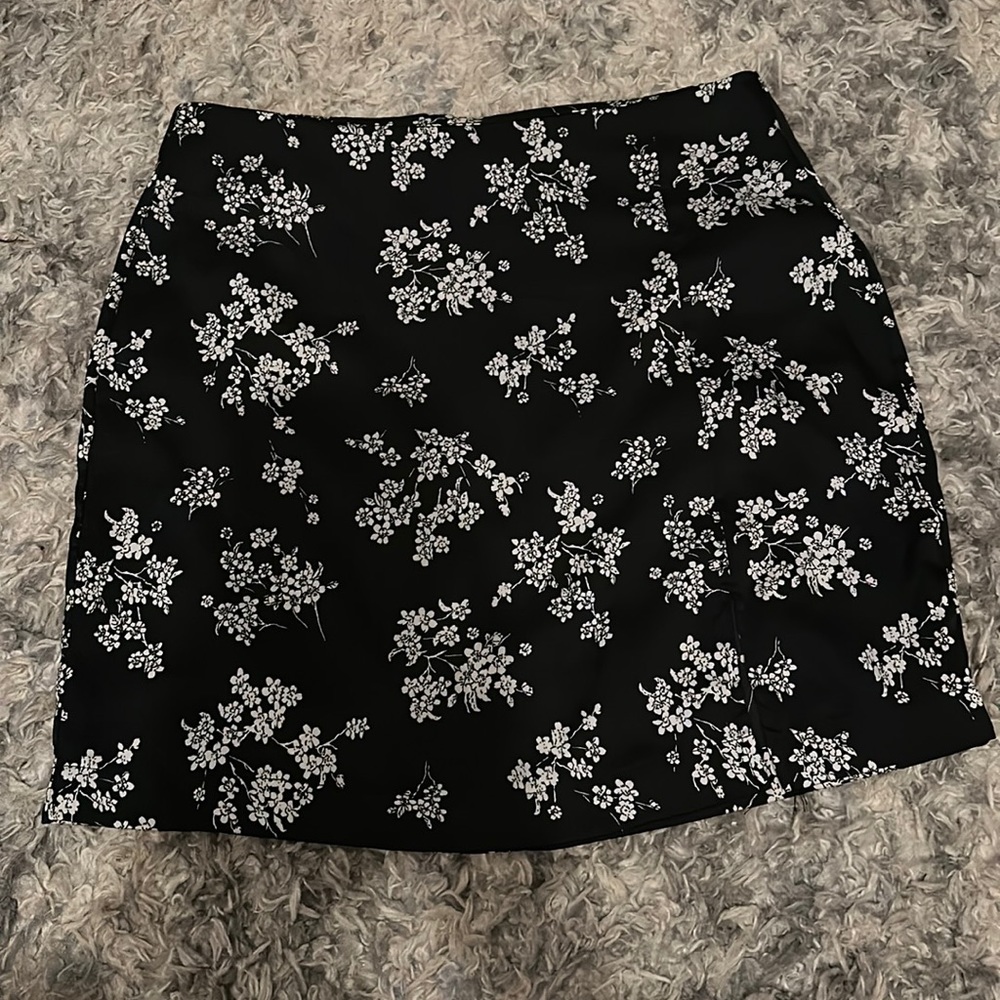 Satin Mini Skirt